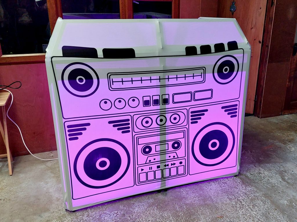 Purple Boombox